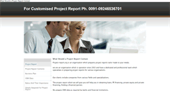 Desktop Screenshot of project-report.org