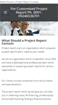 Mobile Screenshot of project-report.org