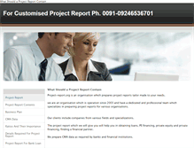 Tablet Screenshot of project-report.org
